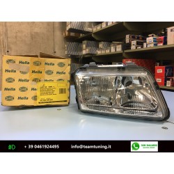 Gruppo Ottico Anteriore Destro Lampade H7/H4, W5W Audi A3 [8L1] 191996-20096-2003  HELLA-1EF963030-281 New From Old Stock