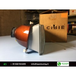 Renault 14 R14 Faro Fanale Anteriore Sinistro Assimetrico + 4w Nuovo Originale CIBIE-470375 New Old Stock