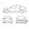 Citroën C32-C35 Fiat 242 Fiat 132 Plastica Trasparente Fanalino Anteriore Sinistro STARS-1.199.51-001.206.500 New From Old Stock