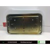 Plafoniera Tre Luci Rettangolare Inox Con Luce Notturna 245x125x3,5 New From Old Stock