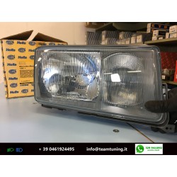 Mercedes Benz 190 W201 82-93 Gruppo Ottico Anteriore Destro T4W, P21W, H4/H3 HELLA-1EJ004070-081 New From Old Stock