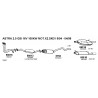 Opel Astra F T92 3v- Cabrio 1816v 94-01 Marmitta Silenziatore Centrale Walker CD5755 852359-90466563 New From Old Stock