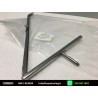 Fiat 1300-1500 Cornice Deflettore Girevole Nuovo Sinistro Acciaio Cromato-4121157 New From Old Stock