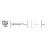 Fiat 124 Special - Special T 1972- Faro Gruppo Ottico Interno Asimmetrico Luce Abbagliante SIEM-8247.111-8247 New From Old Stock