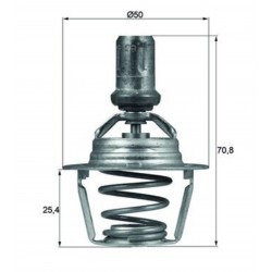 Renault Clio-R19 1.2-1.4-1.7cc 90-98 Valvola Termostatica Termostato 91° BEHR-H.027.86-H02786-7700742617-7700858802
