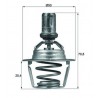 Renault Clio-R19 1.2-1.4-1.7cc 90-98 Valvola Termostatica Termostato 91° BEHR-H.027.86-H02786-7700742617-7700858802