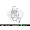 Fiat Marea Weekend [185] 96-07 Termostato Valvola Termostatica 70° Originale Behr c.748.70 46461912 New From Old Stock