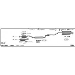Volvo V40-S40 1.6-1.8cc 95-99 Catalizzatore Ceramico Nuovo AS S.L 97148-8194-CD8194-30862912-8602963