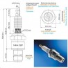 BERU Industrial Z147 Candela  Accensione Platino 14R-4 CDP 0004.350.900-0004360900