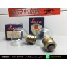 Coppia Lampada Ampolla Luce Bianca 6v/50w Monoluce Fanali Epoca Silea 1402-New Old Stock