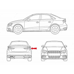 Volkswagen KÄFER 67-73 Coppia Fanali Posteriori Con Alloggiamento Destro e Sinistro Usati