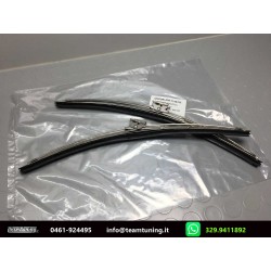 kit [2PZ] Spazzole Tergi Acciaio Inox Gommino da 33cm Vintage New Old Stock