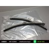 kit [2PZ] Spazzole Tergi Acciaio Inox Gommino da 33cm Vintage New Old Stock