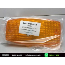 Peugeot 304 Berlina Prima Serie Lente Amber Fanale Posteriore Destro Originale Seima-634D-20.37.86.01 New Nos