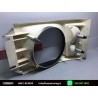 Iveco OM 40/50 Cornice Faro Ant. Dx CARELLO-07406744-07.406.744-New Old Stock