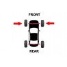 Fiat 1300 1500 Kit Revisione Nuovo Per Pinze Freni Anteriori Ruote L/R Freno Per Impianto Girling New 901005