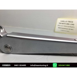 Braccio Tergicristallo In Acciaio Satinato Carello-Trico 345mm Piega a Destra 70816670-V69-L345 Attacco mm.7,1-New Old Stock
