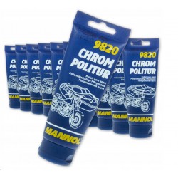 Cura Auto, Cromature Brillanti Con Azione Lucidante Per Superfici Cromate Mannol 9820 Chrom Politur (100ml)