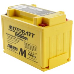MotoBatt MBTX9U 12v 10,5ah Batteria moto AGM 151x87x105 BQ031 ACIDO TRATTENUTO ALTA POTENZA With Quadflex tecnology