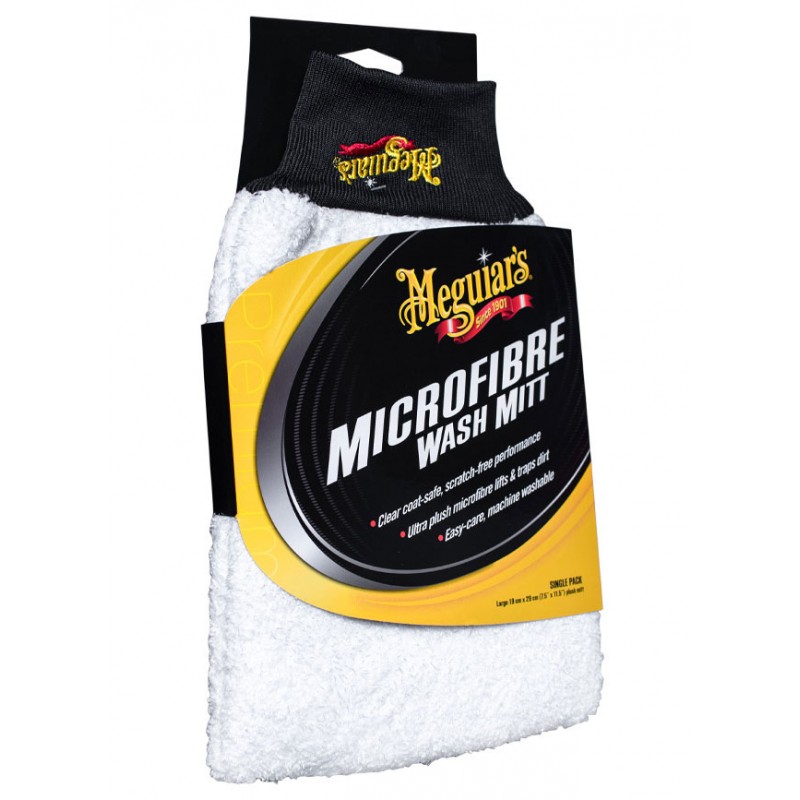 Meguiar's X3002EU Guanto in Microfibra Super Soft, lavaggio auto