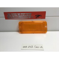 124 Coupe' MK3 PLASTICA FRECCIA ANTERIORE ARANCIO STARS 001.213.500 -001.214.500 NOS