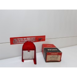 MINI AUSTIN MORRIS COOPER-MG MGA-MK II-FORD ZEPHYR / ZODIAC LENTE FANALE POSTERIORE DESTRO ROSSO LUCAS L647-54570678 NOS