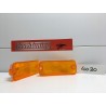 SIMCA 1000 COPPIA PLASTICA FANALINO ANTERIORE DX-SX ARANCIO-AMBER NUOVE LEART 4030 NOS