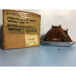 CITROEN 2 CV FARO PROIETTORE CON LUCE POSIZIONE DX-SX NUOVO VALEO 454200 NEW NOS