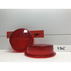 Coppia Plastica Fanale Fanalino Universale 12cm Plastica Rosso Retronebbia Posteriore Catalux 7305 New From Old Stock