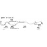 Citroën ZX Berlingo Peugeot Ranch - 306 91-15 Tubo Collettore Anteriore Walker -2649-CD2649 New From Old Stock