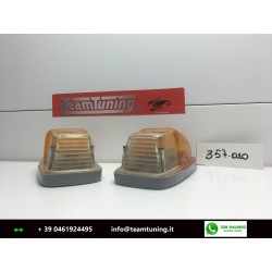 Coppia Fanale Freccia Anteriore Laterale Destro e Sinistro Piaggio APE 150 Faro Basso Bellù 357.010-357010 New From Old Stock